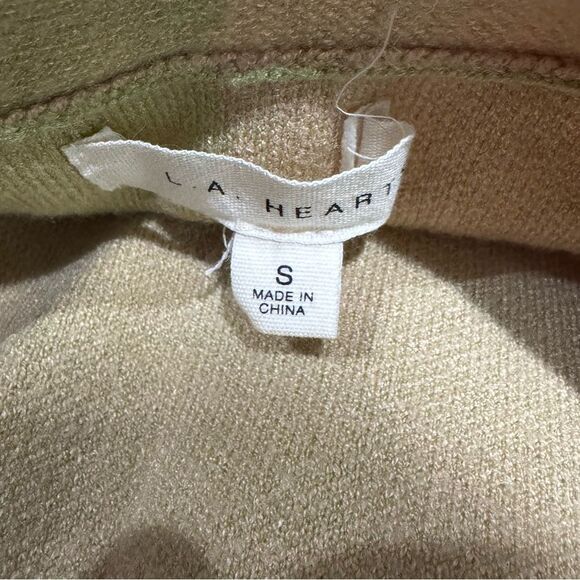 Pacsun LA Hearts Tan Green Retro Halter Top Women’s Small - Picture 5 of 5